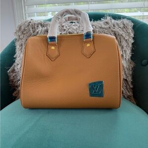 Louis Vuitton Tan Leather Handbag